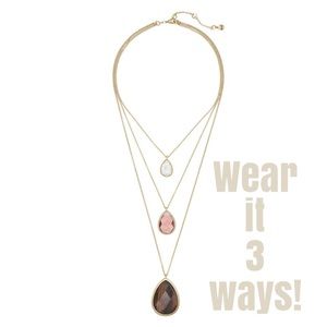 Minaret Three-Row Convertible Necklace